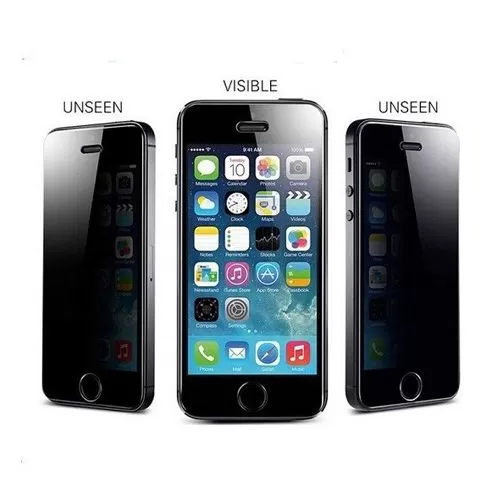 iPhone 5, 5S or 5C Anti-Spy Tempered Glass Screen Protector
